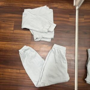 Reformation Sz XS and Small Matching Light Blue Sweat Set